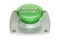 Make money green button, 3D rendering