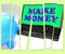 Make Money Piggy Bank Means Accumulating Wealth And Prosperity