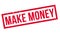 Make Money rubber stamp