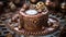 Make a steampunk-inspired birthday scene with gears