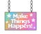 Make Things Happen Colorful Stripes