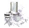Make up. Vanity table and folding chair illustration.