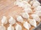 Make white noodle dumplings ready to be cooked