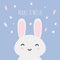 Make a wish kawaii asian bunny usagi illustration