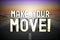 Make your move concept, road - 3D rendering