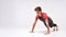 Make yourself stronger. Full-length shot of a teenage boy engaged in sport, looking focused while doing push-ups