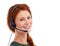 She makes customers feel special. Portrait of an attractive young customer service representative wearing a headset.