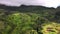 The Makes plain on Reunion Island drone view