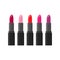 Makeup beauty lipstick set. Accessory glossy fashion and cosmetic care.