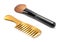 Makeup brushes and comb