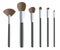 Makeup brushes , Makeup tools background vector