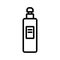 Makeup remove skin care liquid icon vector outline illustration