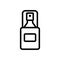 Makeup remove skin care spray icon vector outline illustration