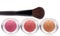 Makeup rouge and Brush