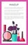 Makeup Tools and Decorative Elements Promo Poster