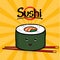 Maki Sushi cartoon