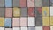 Making colorful concrete blocks to be more interesting