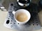 Making espresso coffee from a coffee machine