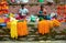 Making Marigold Garlands