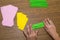 Making origami - pink lotos!