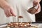 Making Swirl Brioche with chocolate, Chocolate roll bread, chocolate pull apart rolls, Chocolate Babka, Povitica: traditional Pol