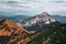 Mala fatra. Mountains landscape. Autumn landscape. Panorama mountains. Karpaty. Slovakia mountains