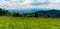 Mala Fatra mountains from Vrchrieka hill in Javorniky mountains in Slovakia