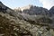 Mala Zmrzla dolina with peaks above in Vysoke Tatry mountains in Slovakia