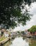 Malacca river scene in historic city centre