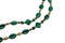 Malachite Emerald chain with green jewels line