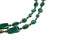 Malachite Emerald chain with green jewels line