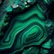 Malachite green stone texture - AI generated image