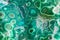 Malachite mineral gemstone close up