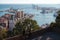 Malaga\\\'s cityscape from the walls of Castillo de Gibralfaro