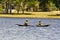 Malagasy fishermen in a traditional fishing boat - Madagascar