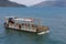 Malagasy freighter ship in Nosy Be bay, Madagascar