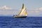 Malagasy traditional boat, Nosy Be island, Madagascar