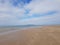 Malahide beach on a sunny July day.Ireland