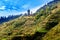 Malana village under blue sky, Himachal, India