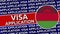 Malawi Circular Flag with Visa Application Titles