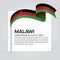 Malawi flag background