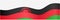 Malawi flag wave isolated on png or transparent background vector illustration