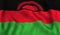 Malawi flag waving symbol malawian