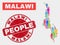 Malawi Map Population Demographics and Dirty Seal
