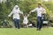 Malay family at recreational park having fun