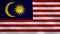 Malaysia dense flag fabric wavers, background loop