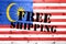 Malaysia flag, Free Shipping on wooden transport box with flag