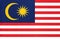 Malaysia national fabric flag textile background. Symbol of international world Asian country