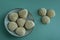 Malaysia Traditional coconut cream cookies or kuih Bangkit.