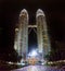 Malaysian capital Kuala Lumpur City Centre KLCC Petronas Twin To